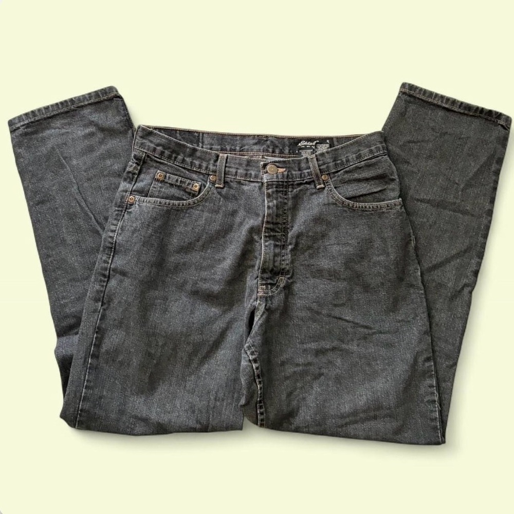 Eddie Bauer Dark Gray Relaxed Jeans